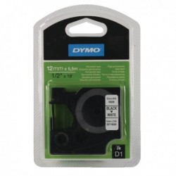 Dymo Blk/Wht D1 Tape 12mmx5.5m S0718060