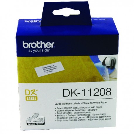 Brother Black/White Large Address Labels