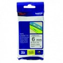 Brother Blk/Wht 6mm TZE211 P-Touch Tape