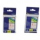 Brother Red/White TZe Tape 9mm TZE222