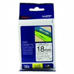 Brother Blk/Clr 18mm TZE141 P-Touch Tape