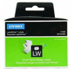 Dymo White Badge Label 89x41mm Pk300