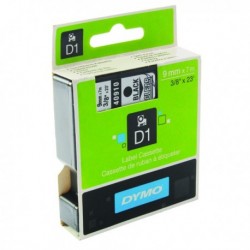 Dymo Blk/Clr 1000/5000 Tape 9mmx7m 40910