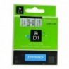 Dymo Blk/Wht 1000/5000 Tape 9mmx7m 40913