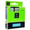 Dymo Blk/Wht 1000/5000 Tape 6mmx7m 43613
