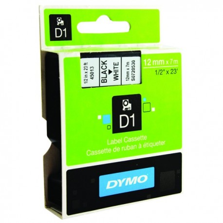 Dymo 4500 Black/White Tape 45013