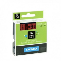 Dymo 4500 Black/Red Tape 45017