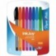 Papermate Inkjoy 100 Stick Astd Ball Pk8