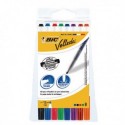 Bic Velleda 1721 Fine Marker Asrtd Pk8