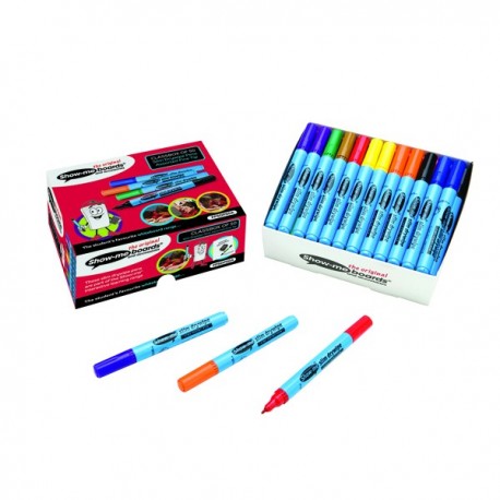 Show-me Fine Point Drywipe Marker Pk50