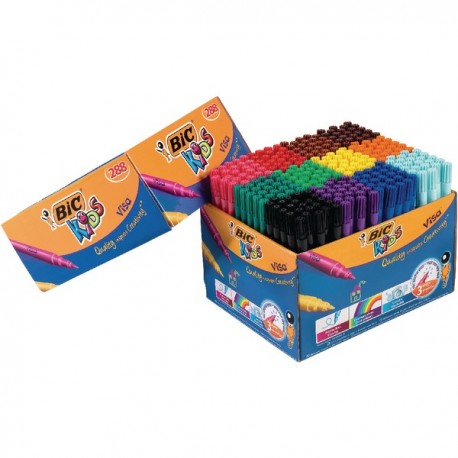 Bic Visa Colouring Pens Jumbo Pack Pk288