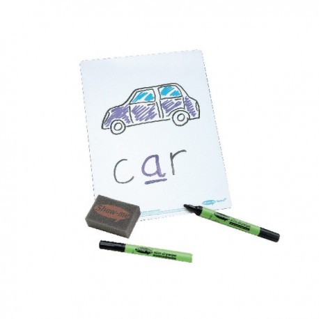 Show-me Tough A4 Plain Whiteboards Pk35