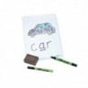 Show-me Tough A4 Plain Whiteboards Pk35