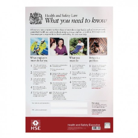 Health/Safety Law A3 Poster FWC30/A3