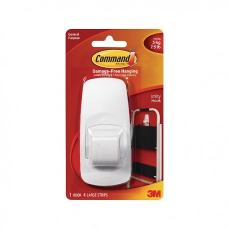3M Command Jumbo Hook / Strips 17004