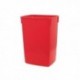 Addis Red Base 60Ltr Flip Top Bin