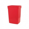 Addis Red Base 60Ltr Flip Top Bin