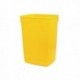 Addis Yellow Base 60 Ltr Flip Top Bin