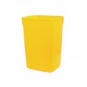 Addis Yellow Base 60 Ltr Flip Top Bin