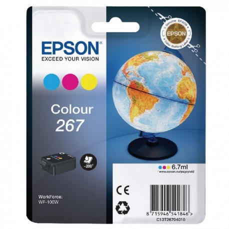 Epson 267 Cy/Mag/Ylw Cartridge T2670