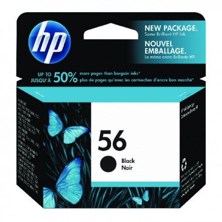 HP 56 Black Inkjet Cartridge C6656AE