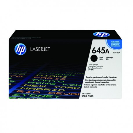 HP 645A Black LaserJet Toner C9730A