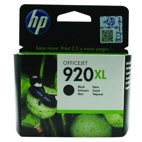 HP 920XL Black Ink Cartridge CD975AE