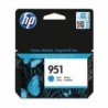 HP 951 Cyan Inkjet Cartridge CN050AE