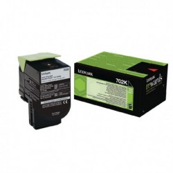 Lexmark 702K Black Toner Cart 70C20K0