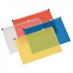 Q-Connect Doc Zip Wallet A5 Asstd P20