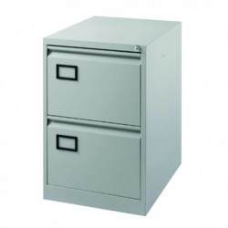 Jemini 2 Drw Filing Cabinet L Grey