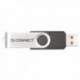 Q-Connect Sil/Blk Swivel 4Gb USB Drive