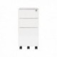FF Jemini Wh Contrct Steel Pedestal Slim