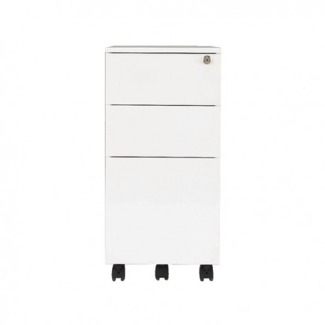 FF Jemini Wh Contrct Steel Pedestal Slim