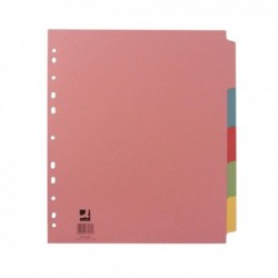 Q-Connect 5Pt Ext Wide Subj Divider A4