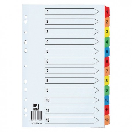 Q-Connect 1-12 Index Extra Wide