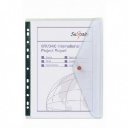 Snopake Ring Binder Wallet A4 Clear Pk5