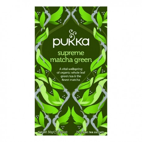 Pukka Supreme Green F/Trd Matcha WWF Tea