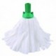Std Big White Exel Mop Green Pk10