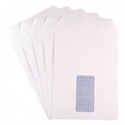 Q-Connect C5 Env Wndw Self Seal Wht P500