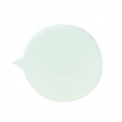 GoSecure White Plain Round Seals Pk500