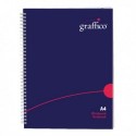 Graffico PP Wirebound Notebook A4