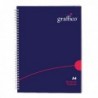 Graffico PP Wirebound Notebook A4