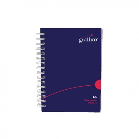 Graffico HCover Wirebound Notebook A6