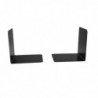 H/Duty Metal Bookends 140mm Black Pk2