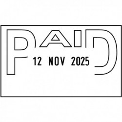 Colop Print 38 Stamp PAID C133751PAI