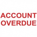 Colop ACCOUNT OVERDUE Word Stamp