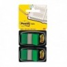 Post-It Green Index Dispenser Pk2