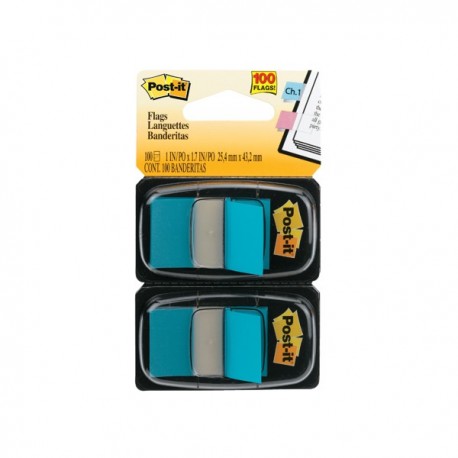 Post-It Blue Index Dispenser Dual Pk2