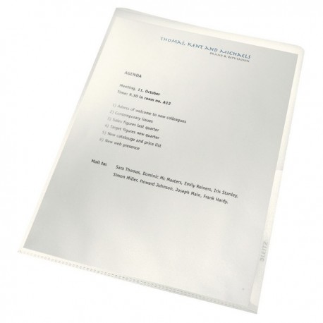 Leitz Recycled Cut Flush Folders A4 P100